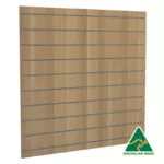 1200mm Native Oak UniSlot Slatwall Back Panel (Side Mount)