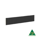 1200mm Black UniSlot Short Back Panel (Side Mount)