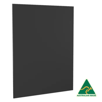 900mm Black UniSlot Plain Back Panel