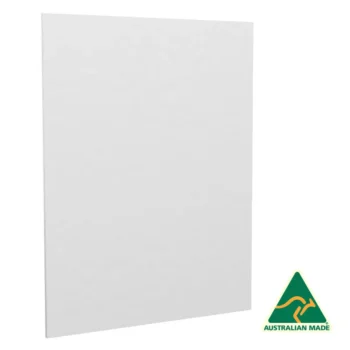 900mm White UniSlot Plain Back Panel
