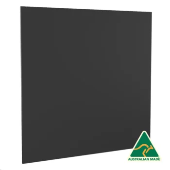 1200mm Black UniSlot Plain Back Panel