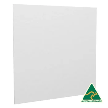 1200mm White UniSlot Plain Back Panel