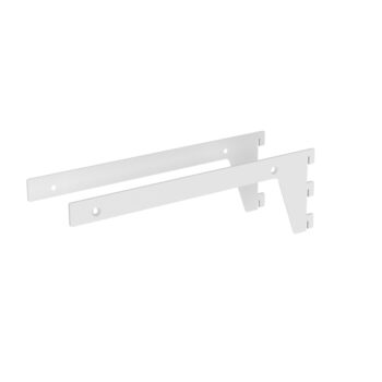 290mm White Shelf Bracket Set