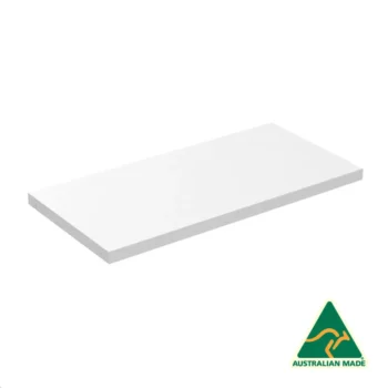 290x600mm White UniSlot Timber Shelf