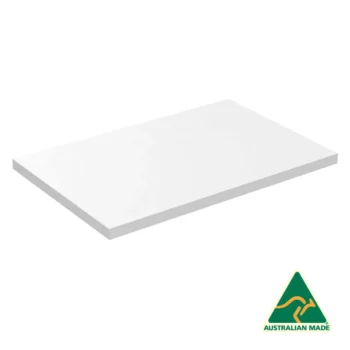 390x600mm White UniSlot Timber Shelf