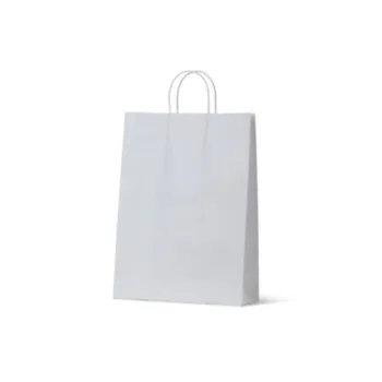 Midi White Paper Carry Bags