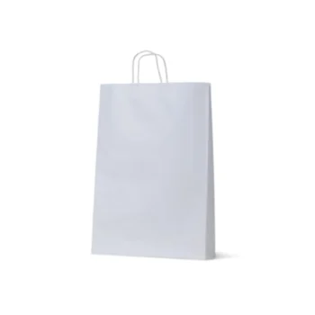Medium White Paper Carry Bags