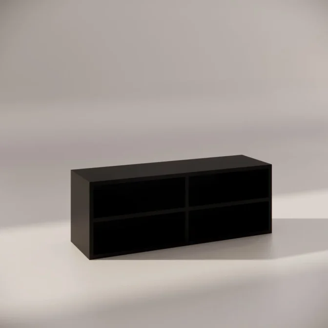 Black-Nested-Timber-Shelving-Display-Unit