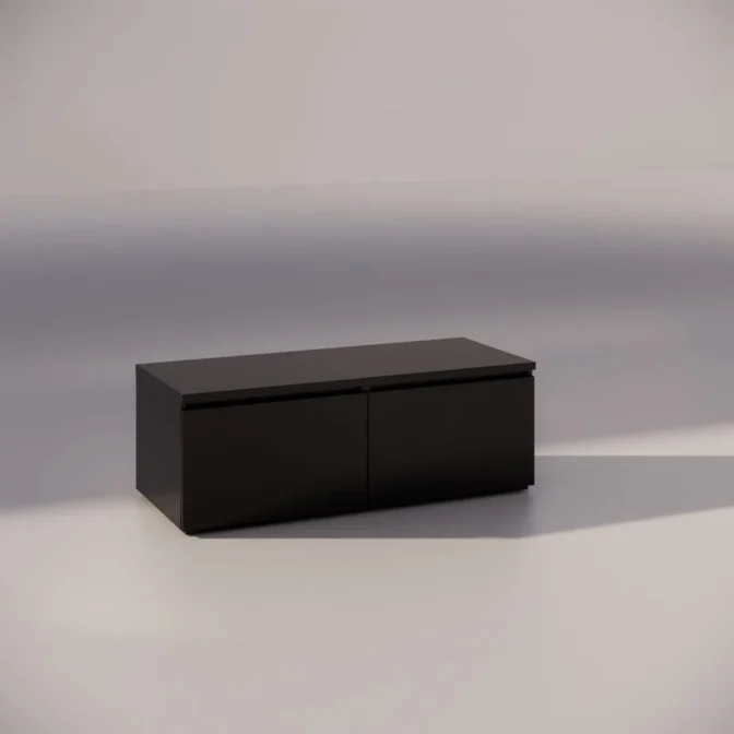 Black-Nested-Timber-Drawer-Display-Unit