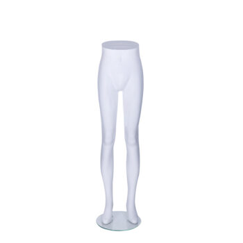 Female Matte White Plastic Mannequin Legs