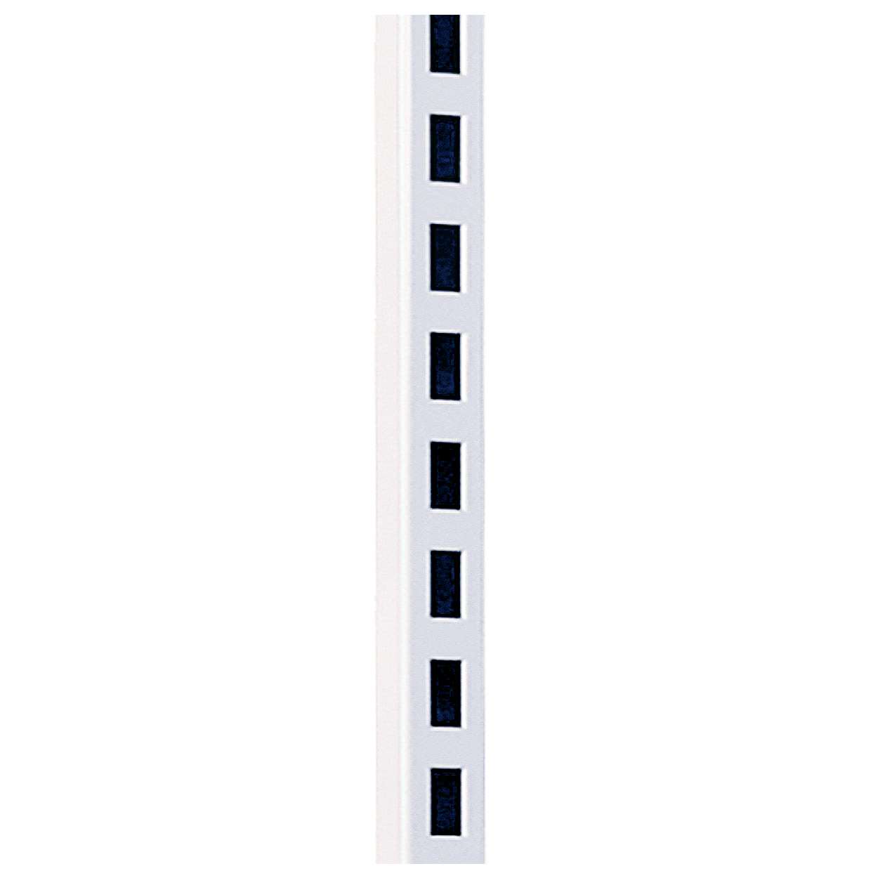 White UniSlot Flush Mount Post