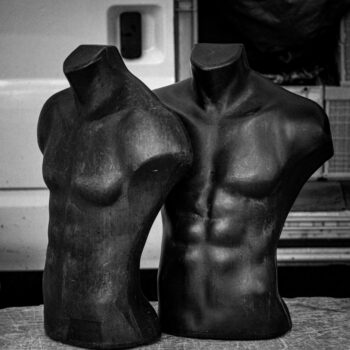 black bodyform mannequin torso