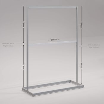 UniSlot™ Mid Rail for 1690mm H Linear Rack