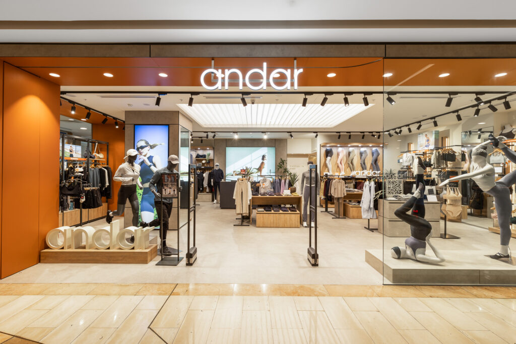 Andar retail store shopfront in Sydney