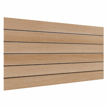 Slatwall Timber Panel – 200mm Centres – 2400mm W x 1200mm H