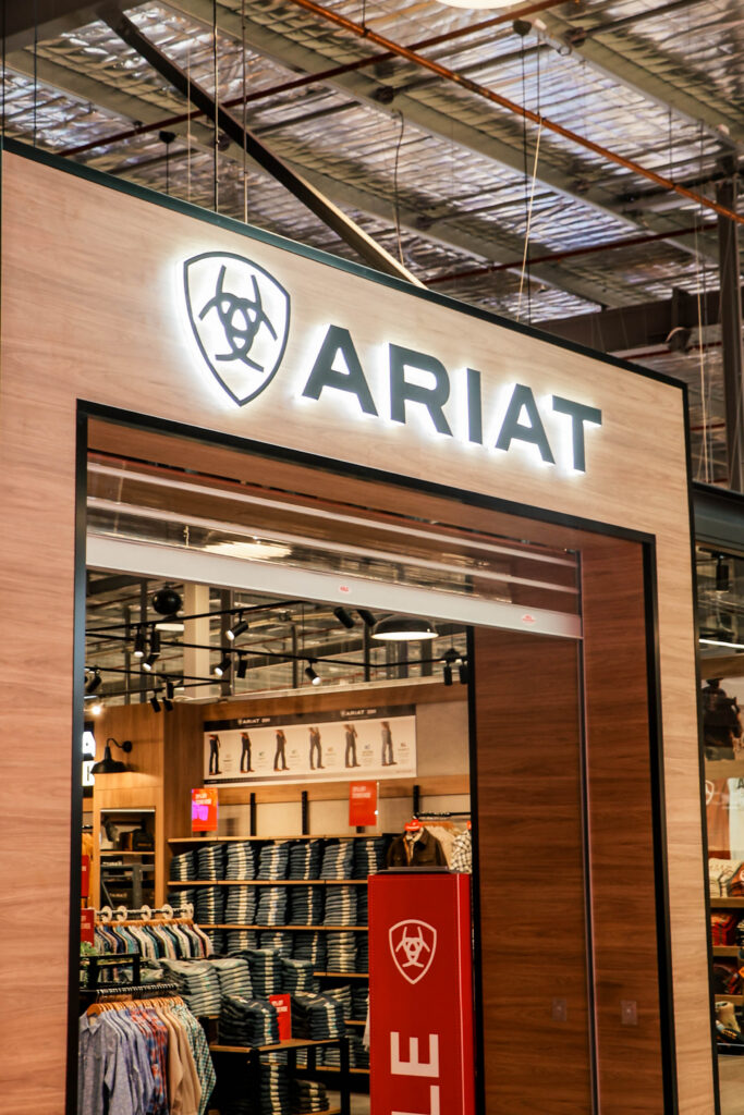 Ariat Front of Store