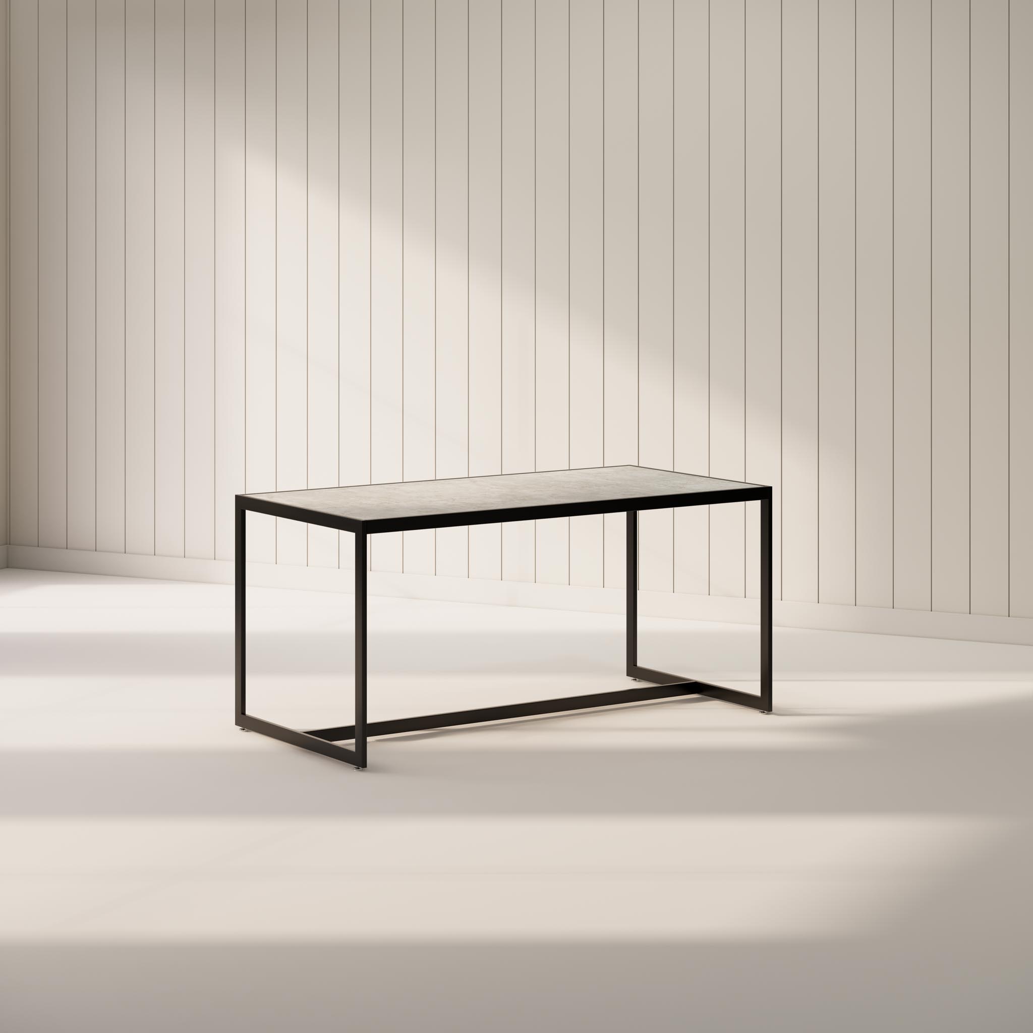 UniSlot™ Linear Display Table - Steel Frame with Timber-Finished Top - Image 2