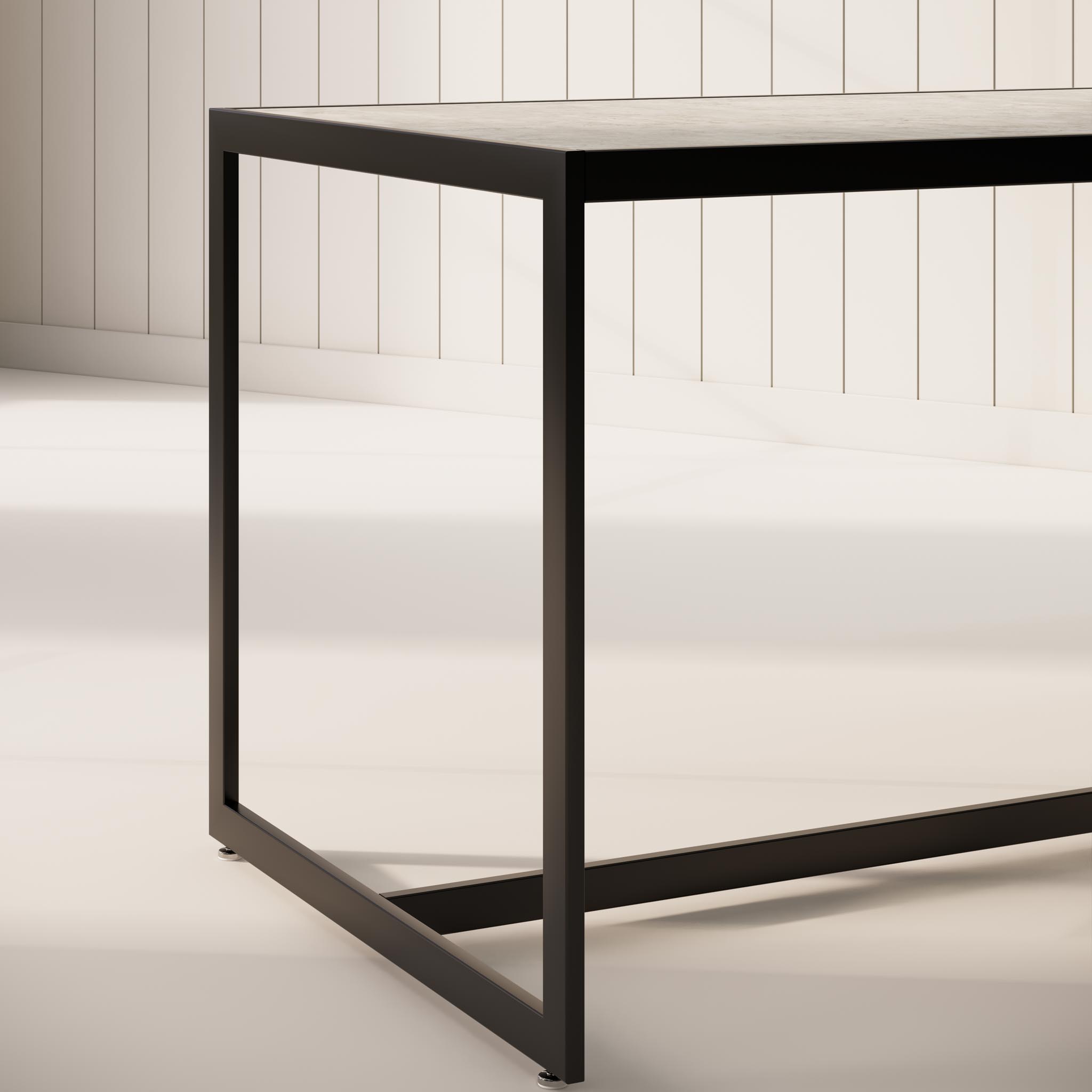 UniSlot™ Linear Display Table - Steel Frame with Timber-Finished Top - Image 3