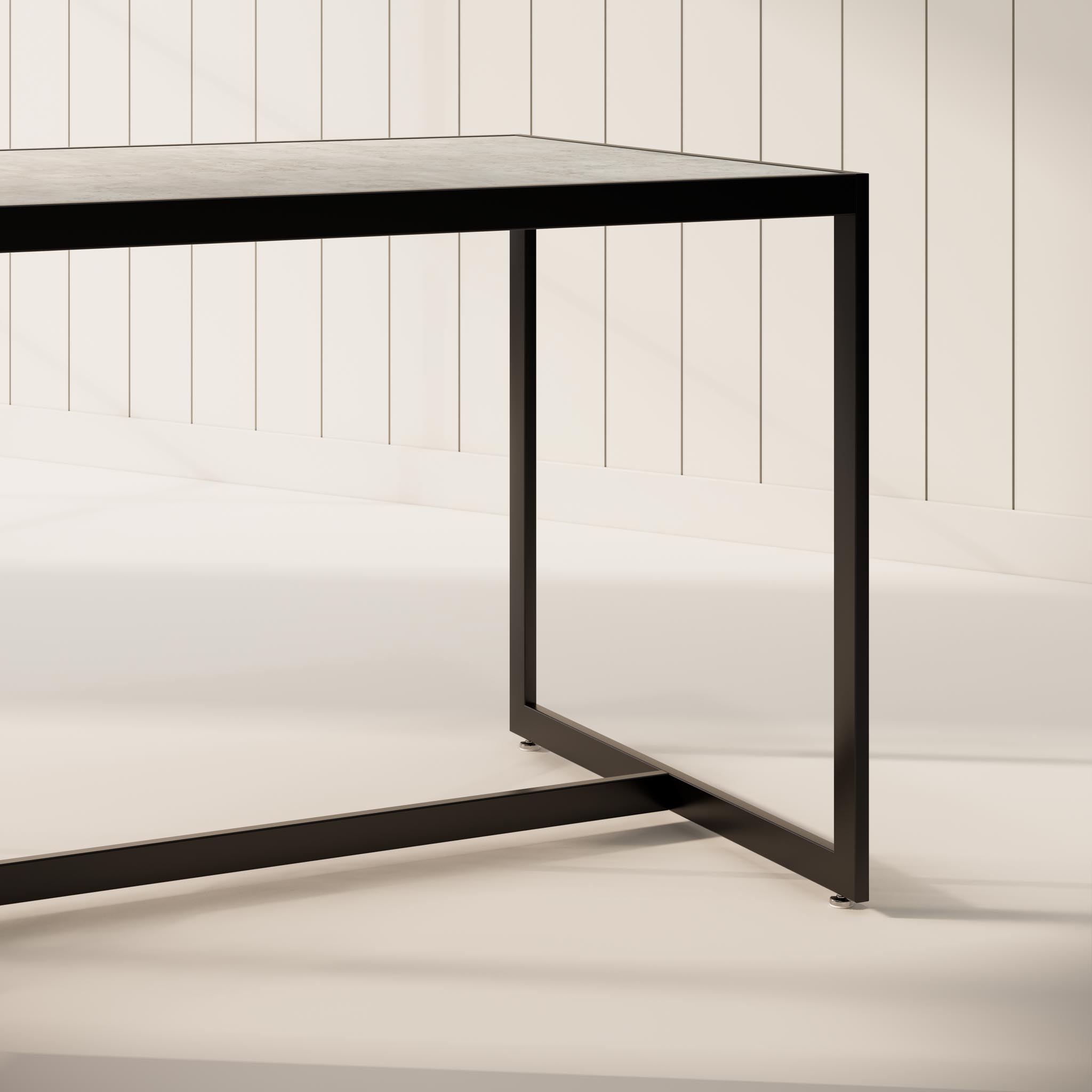 UniSlot™ Linear Display Table - Steel Frame with Timber-Finished Top - Image 4