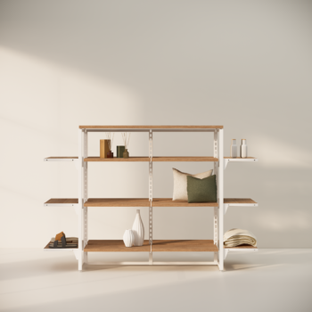UniSlot™ H-Frame Gondola Kit A – Adjustable Retail Shelving Display – 1930mm W