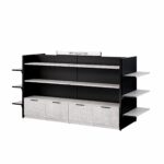 UniSlot™ Modular Gondola Kit B – Retail Shelving & Storage Display – 3100mm W x 1480mm H