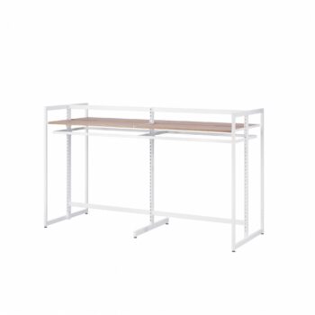 UniSlot™ Modular Gondola Kit C – Retail Shelving  & Hanging Display – 2500mm W x 1480mm H