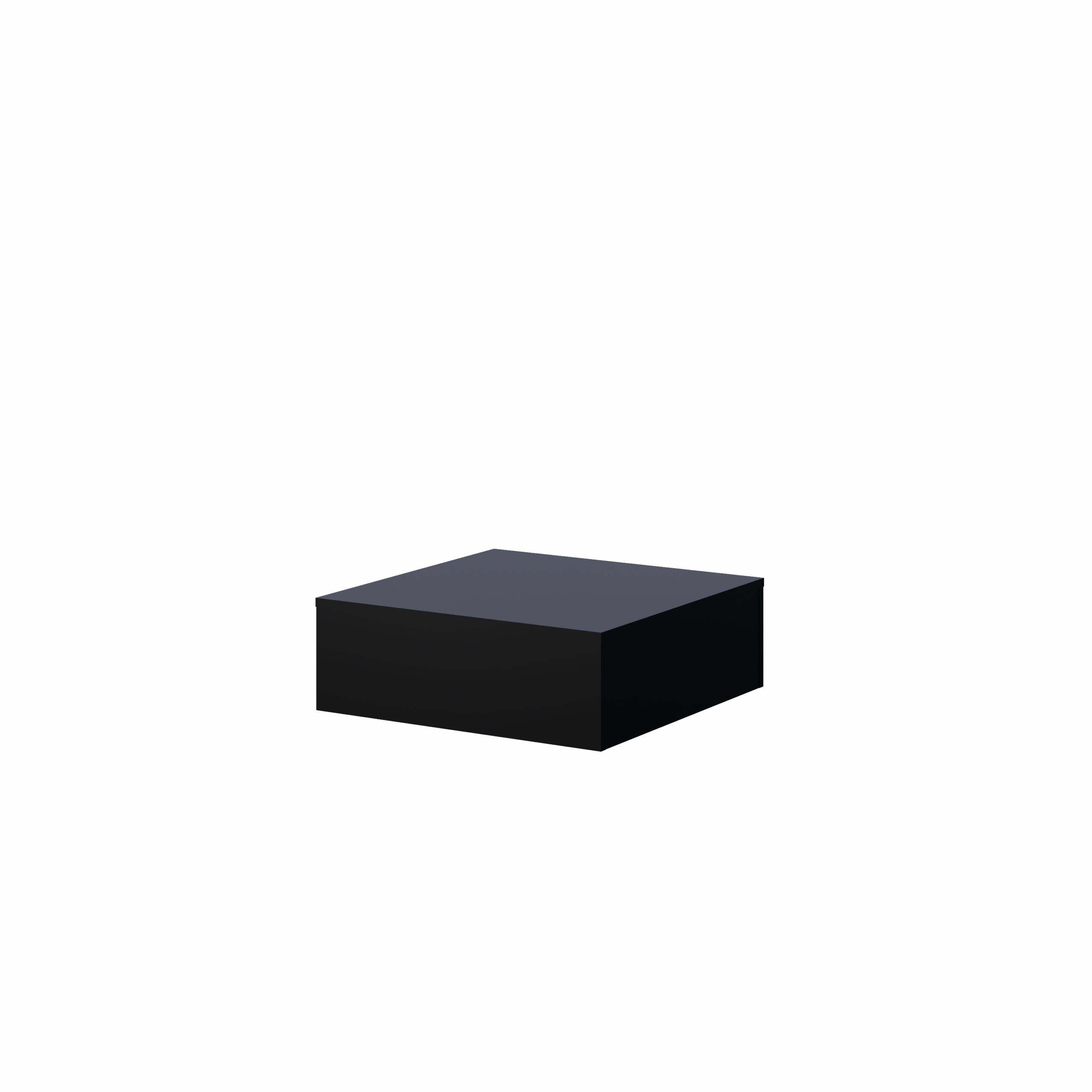 Display Pedestal in Black Texture