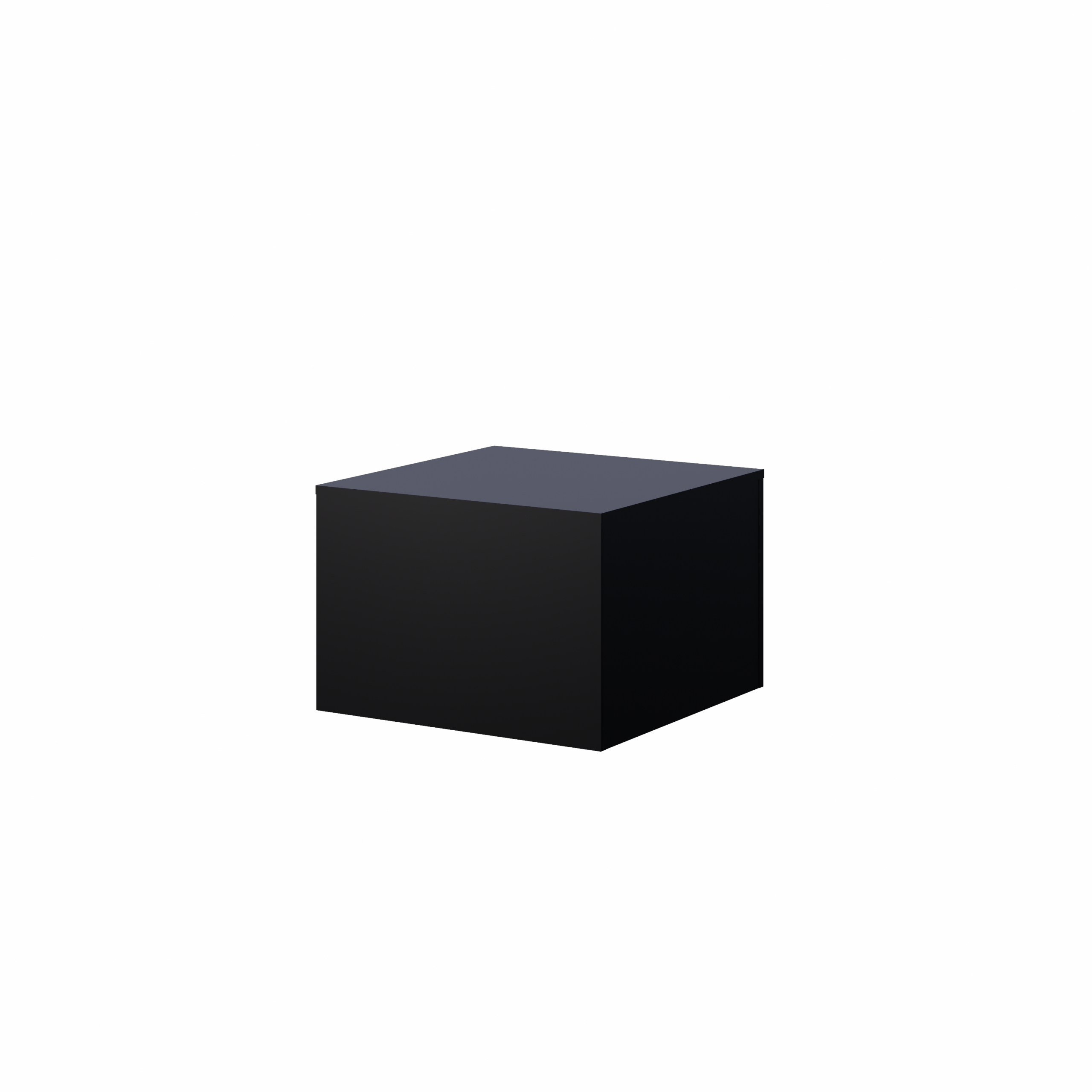 Display Pedestal in Black Texture