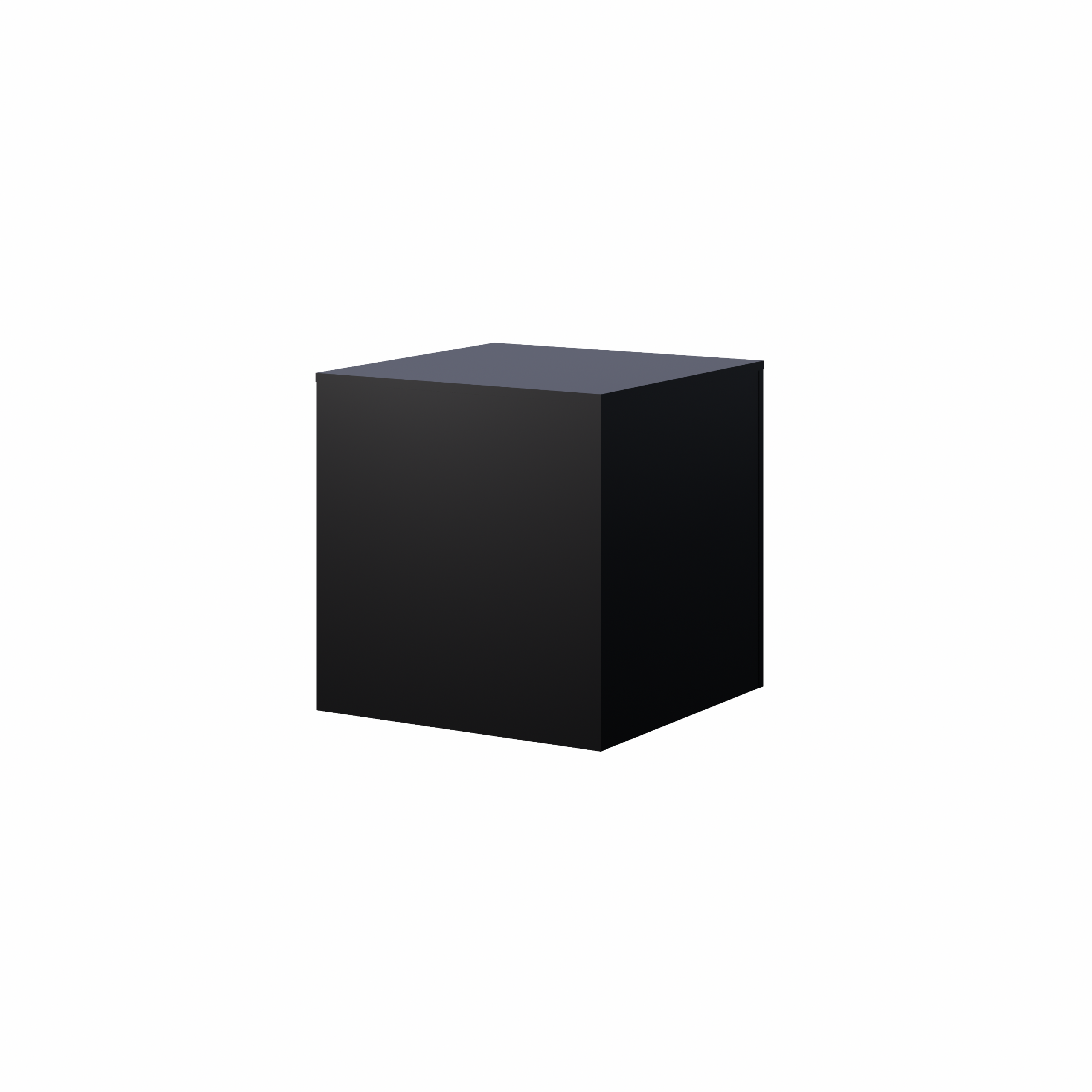 Display Pedestal in Black Texture