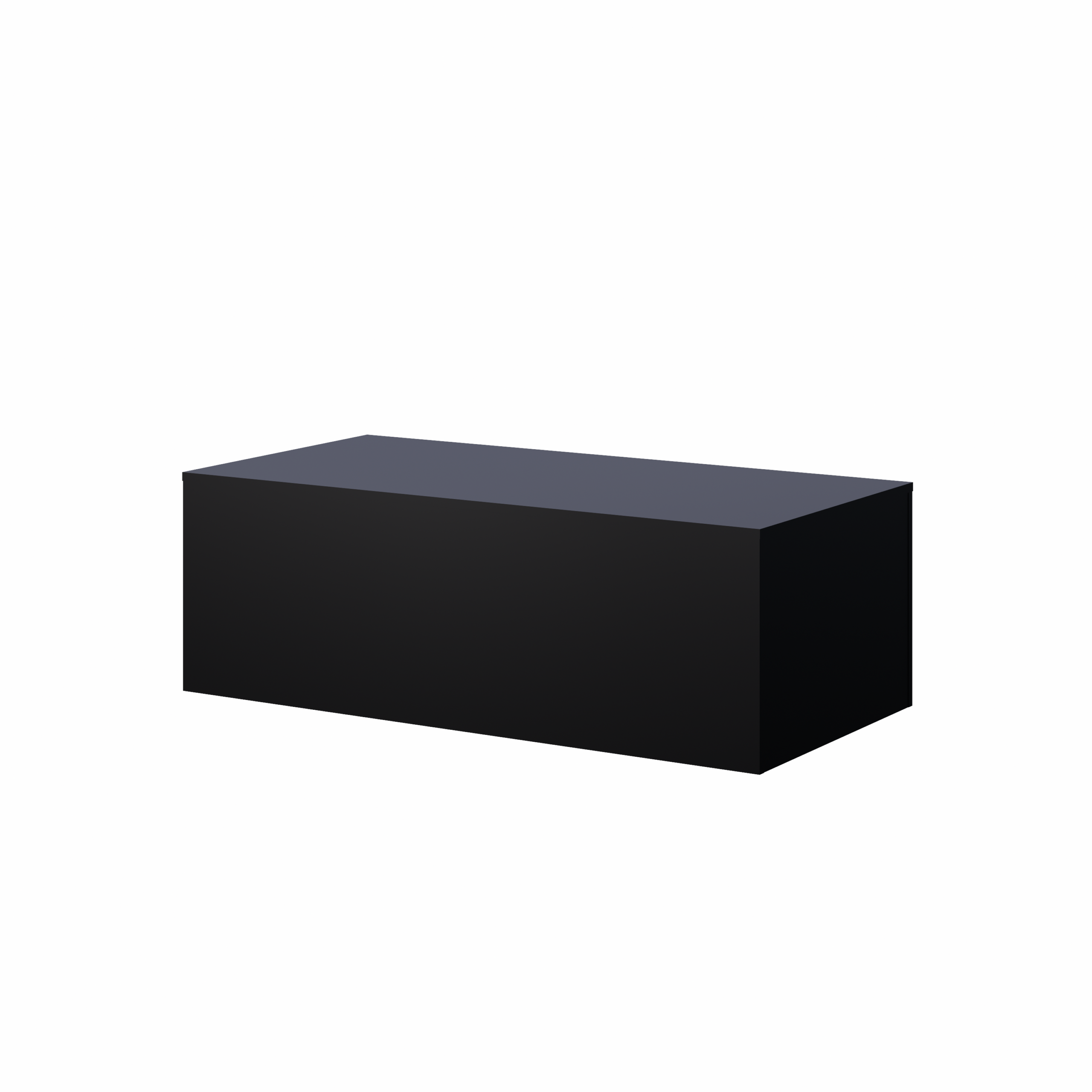 Display Pedestal in Black Texture