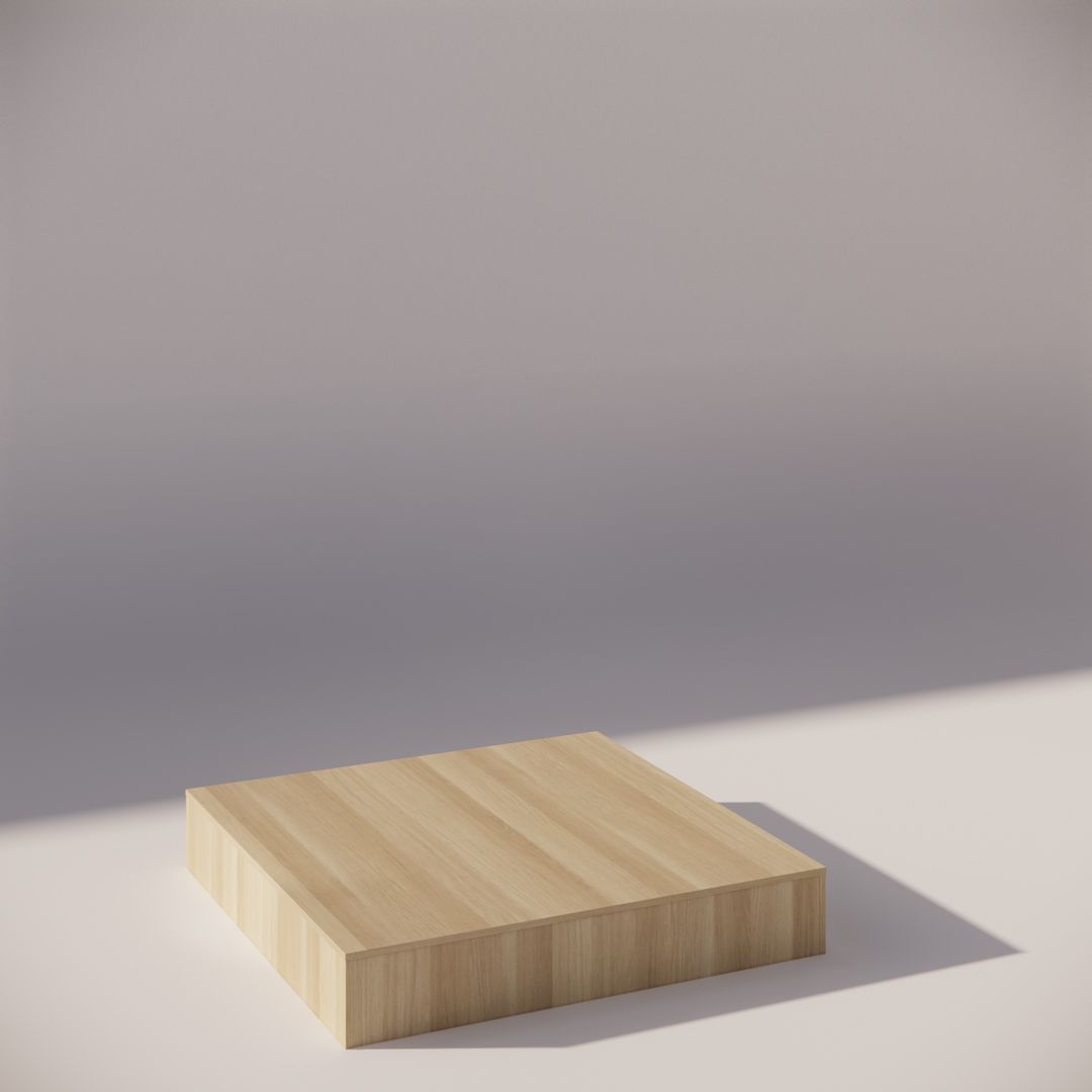 Timber Pedestal in Native Oak