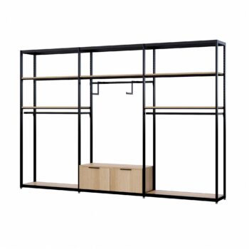 UniSlot™ Cube Kit A – Retail Hanging, Shelving & Storage Display – 2460mm H