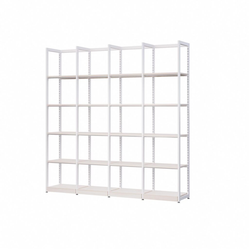 UniSlot™ Cube Kit B in White and White Oak