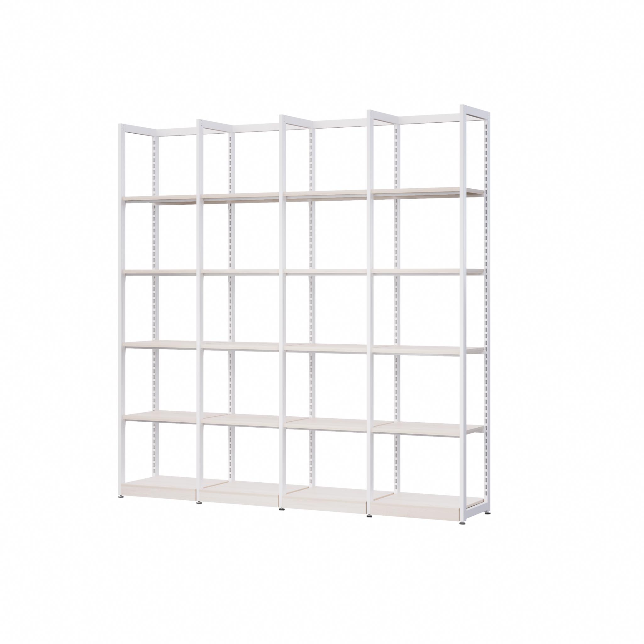 UniSlot™ Cube Kit B in White and White Oak