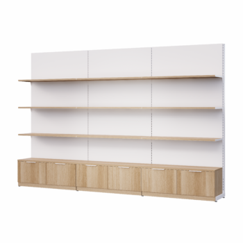 UniSlot™ Freestand Kit B – Retail Shelving & Storage Display – 2630mm W