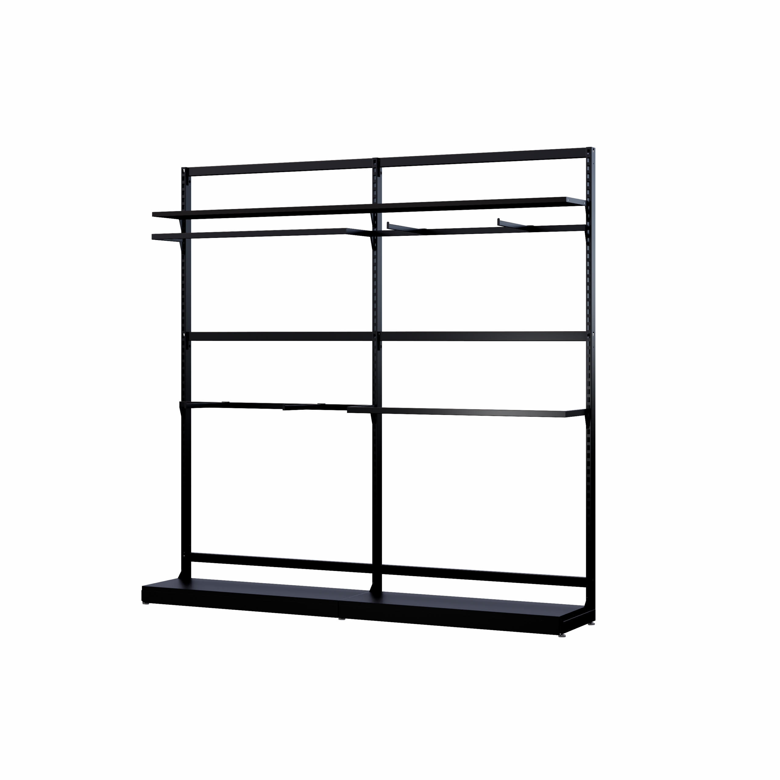 Black Freestanding Retail Display Hanging