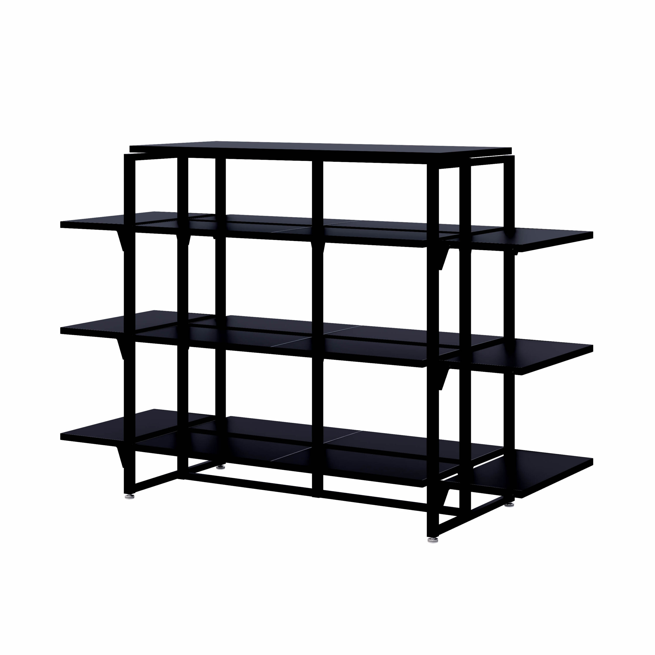 UniSlot™ H-Frame Gondola Kit A in Black and Black