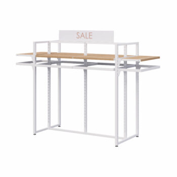 UniSlot™ H-Frame Gondola Kit D – High-Capacity Retail Hanging & Signage – 1930mm W