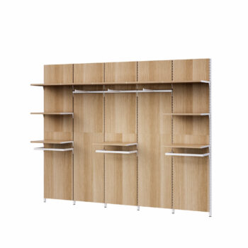 UniSlot™ Wallmount Kit E – Retail Shelving & Hanging – 3030mm W