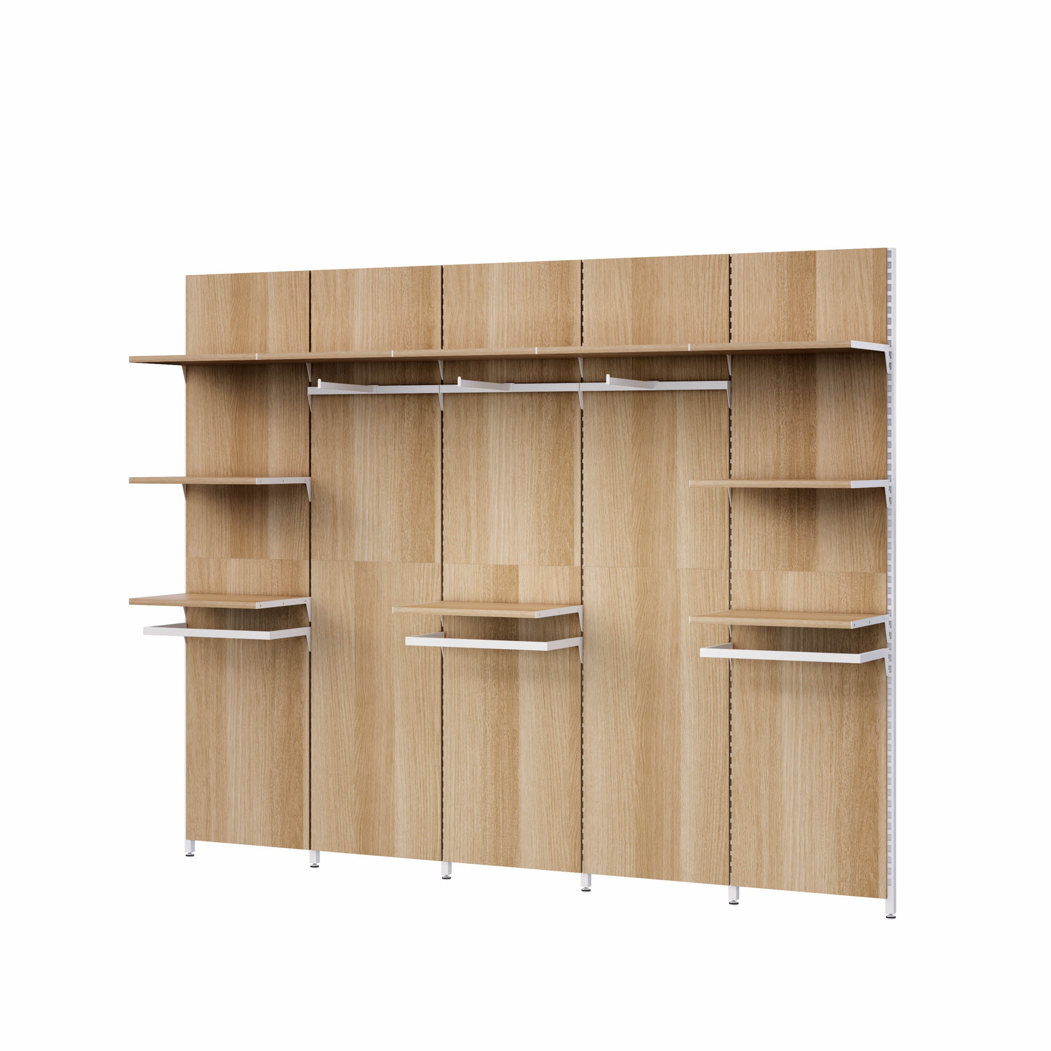 UniSlot™ Wallmount Kit E – Retail Shelving & Hanging – 3030mm W