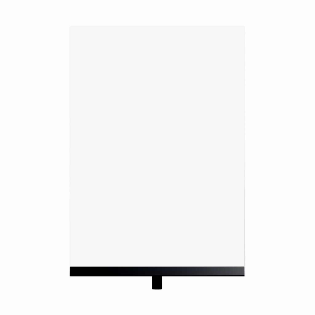 Black Frameless A4 Ticketframe Holder