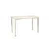 950mm White Bench Table with Folding Base