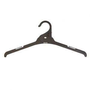 400mm Black Slimline Shirt Hangers