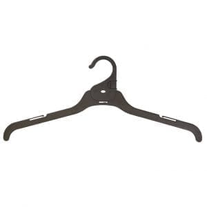 460mm Black Slimline Shirt Hangers