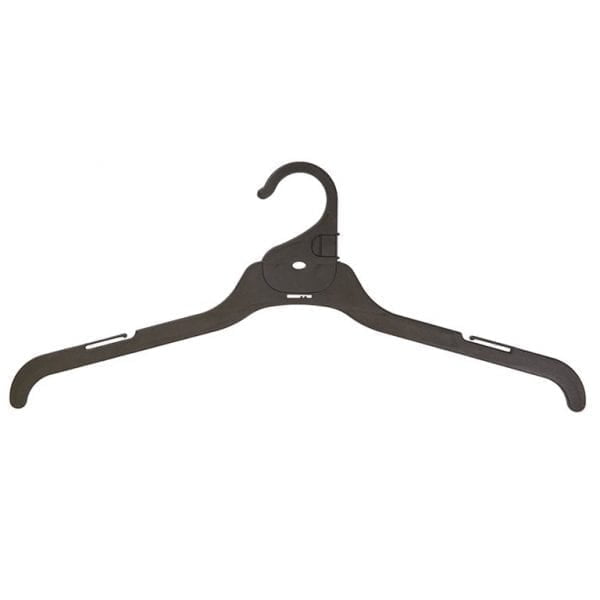 HP0118BK 460mm Black Slimline Shirt Hanger