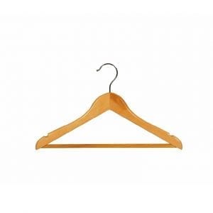 350mm Beech Timber Child Shirt Hangers