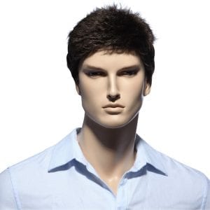 Curly Black Male Wig