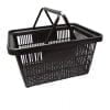 Black Plastic Shopping Basket
